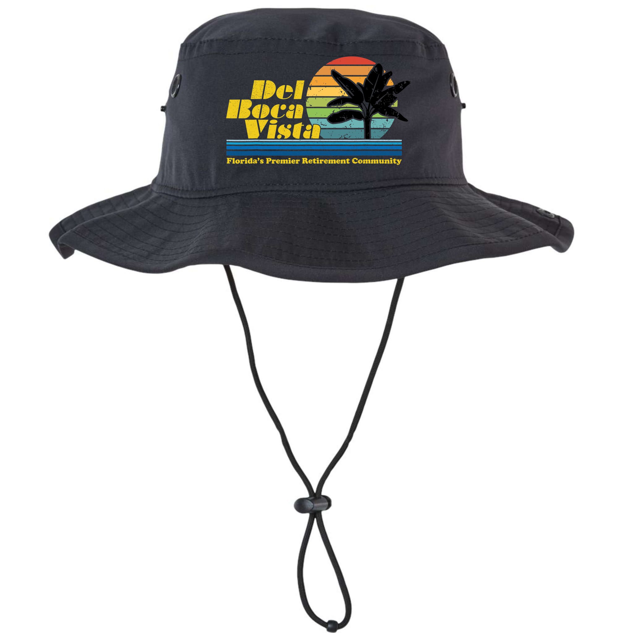 Del Boca Vista Retirement Community Funny Novelty Design Bucket Hat