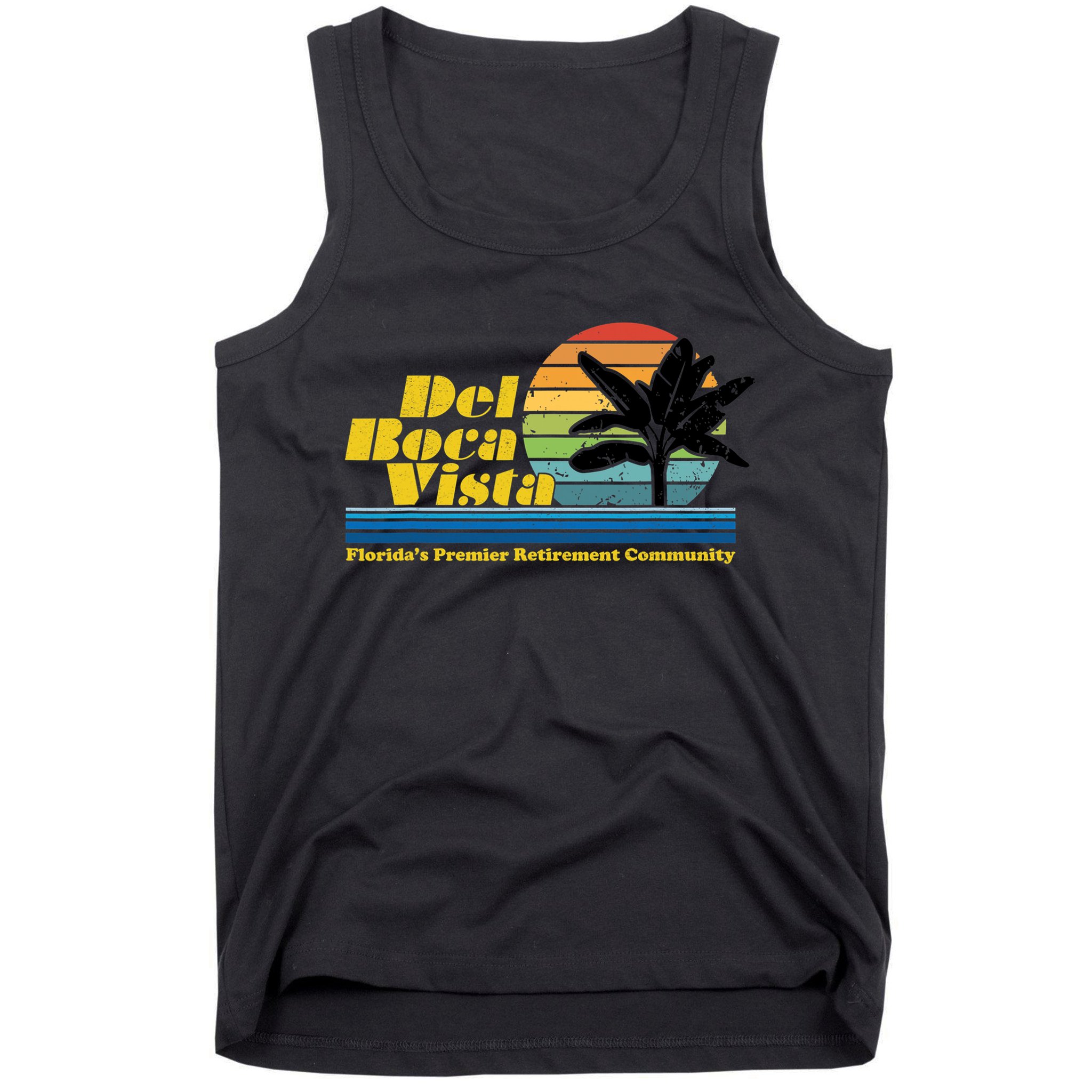 Del Boca Vista Retirement Community Funny Novelty Design Tank Top