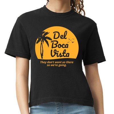Del Boca Vista Retirement Community Funny Comfort Colors Boxy T-Shirt