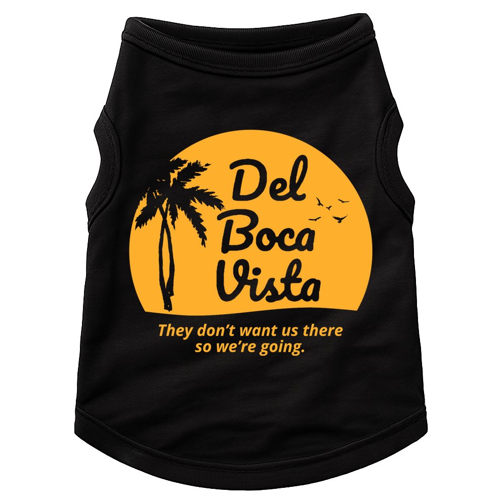 Del Boca Vista Retirement Community Funny Doggie Tank