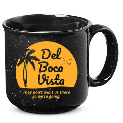 Del Boca Vista Retirement Community Funny 15oz Campfire Ceramic Mug