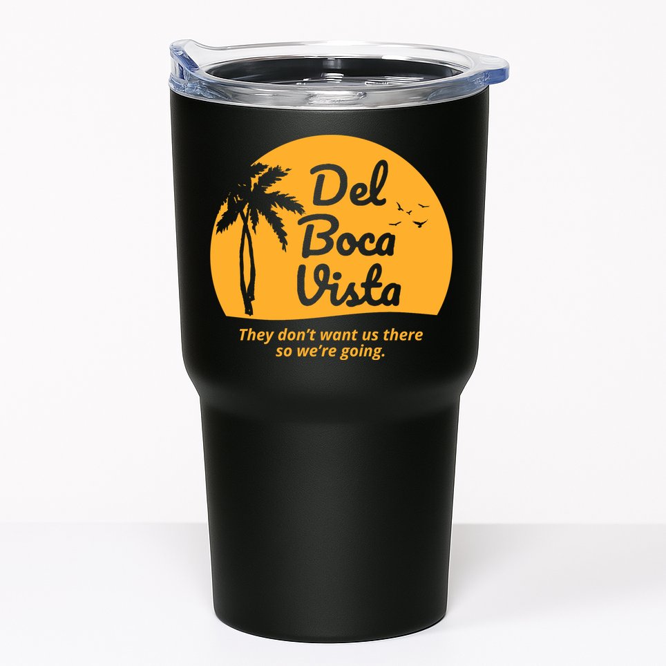 Del Boca Vista Retirement Community Funny Tumbler