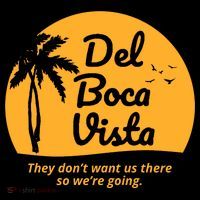 Del Boca Vista Retirement Community Funny Cooling Performance Long Sleeve Crew