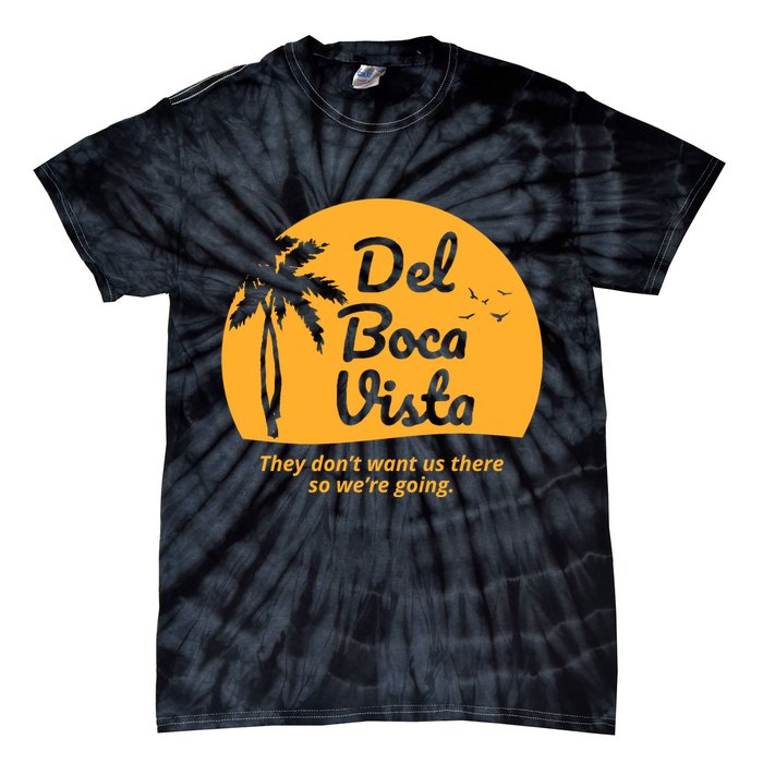 Del Boca Vista Retirement Community Funny Tie-Dye T-Shirt