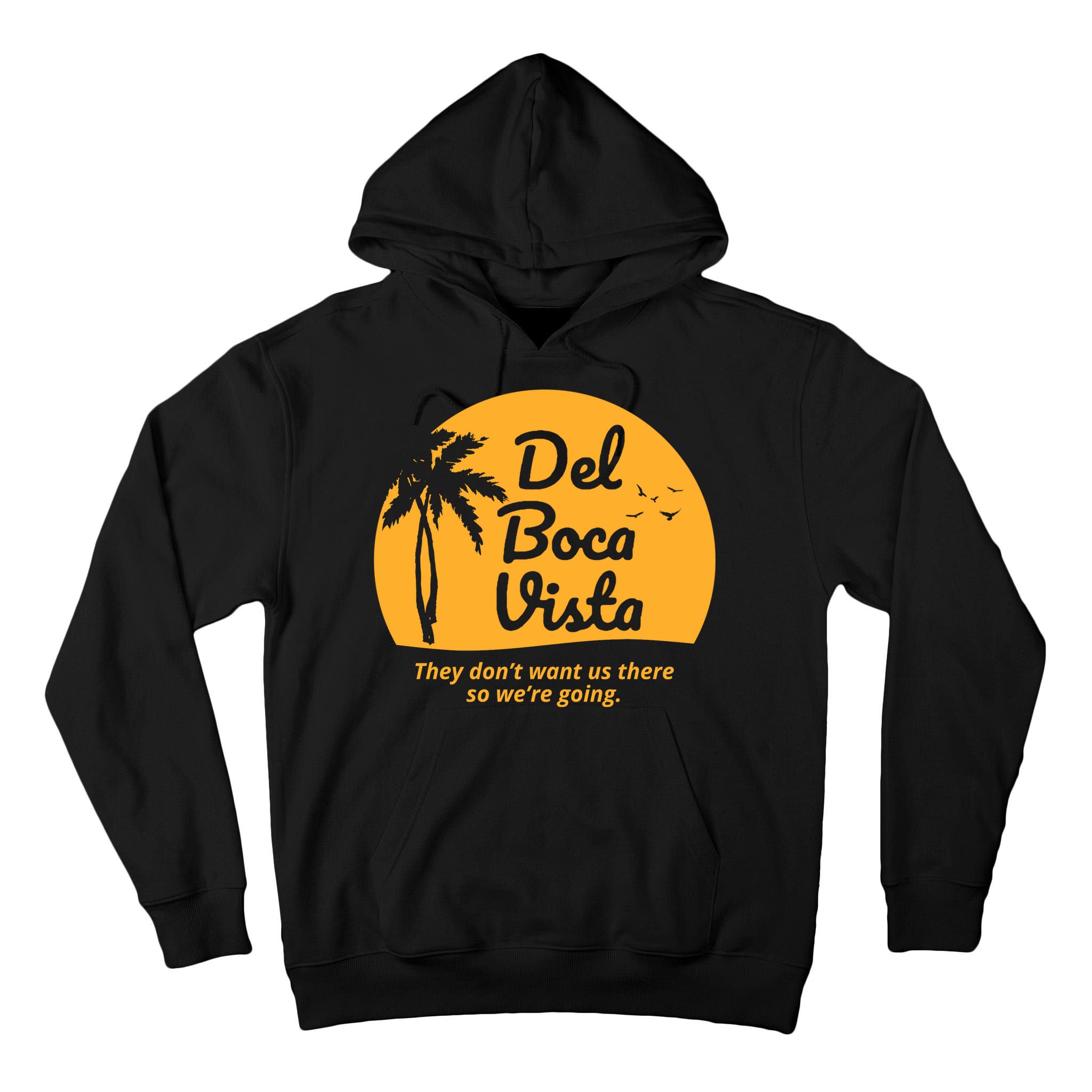 Del Boca Vista Retirement Community Funny Tall Hoodie