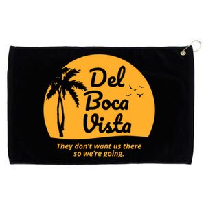 Del Boca Vista Retirement Community Funny Grommeted Golf Towel