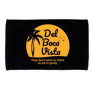 Del Boca Vista Retirement Community Funny Microfiber Hand Towel