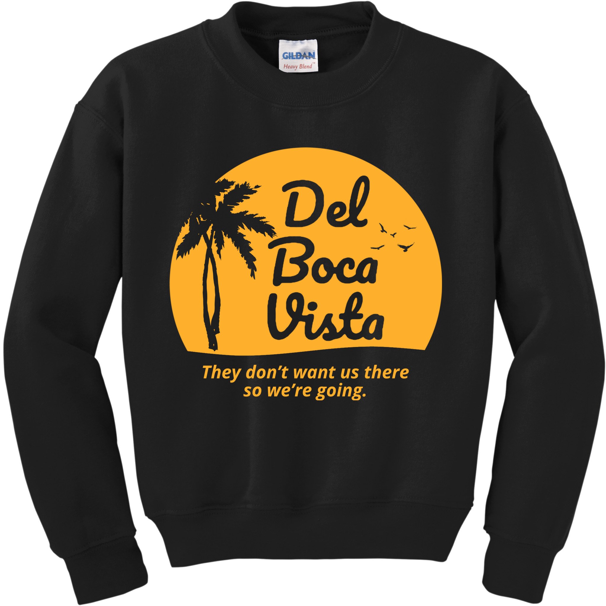 Del Boca Vista Retirement Community Funny Kids Sweatshirt