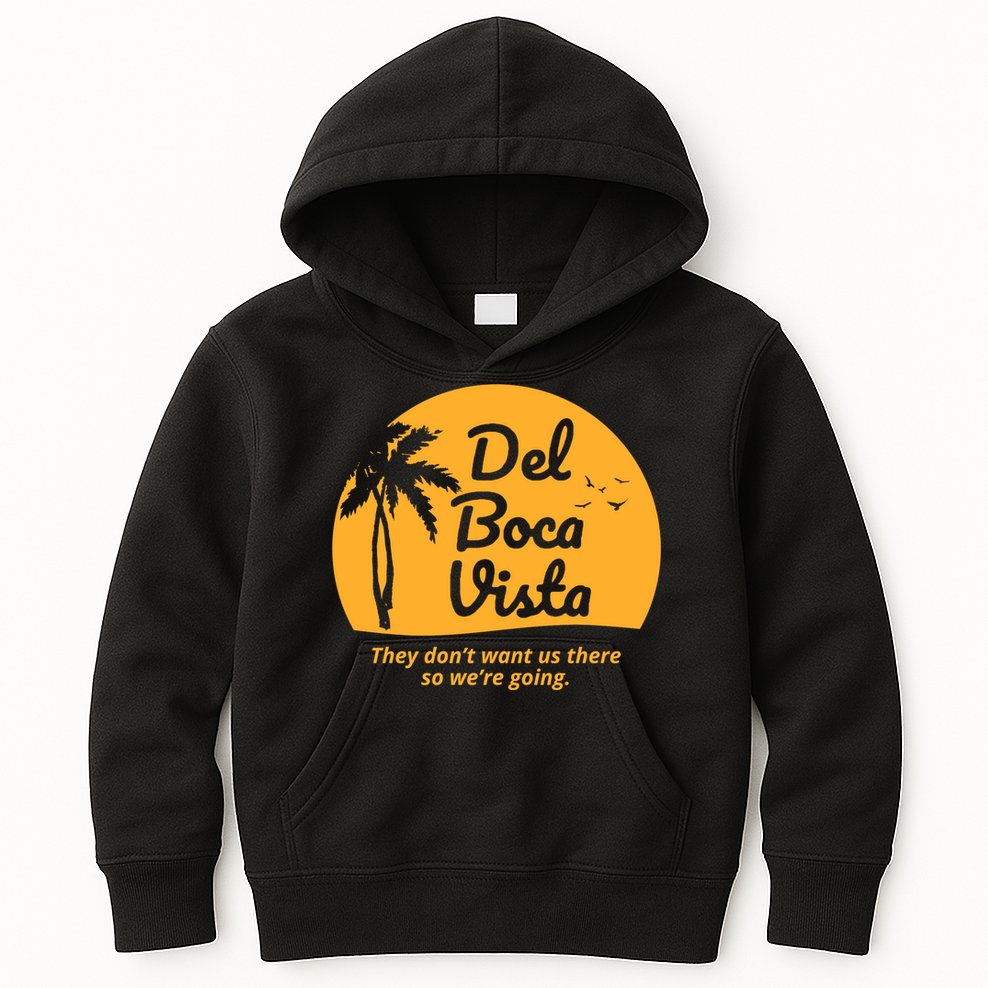 Del Boca Vista Retirement Community Funny Kids Hoodie