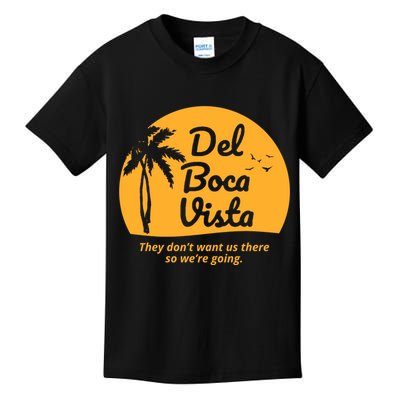 Del Boca Vista Retirement Community Funny Kids T-Shirt