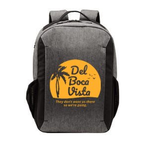 Del Boca Vista Retirement Community Funny Vector Backpack