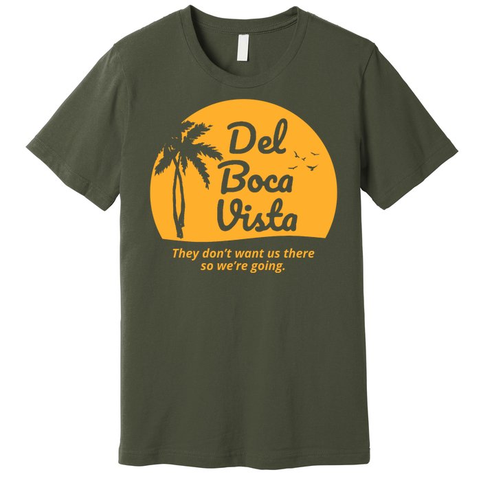 Del Boca Vista Retirement Community Funny Premium T-Shirt