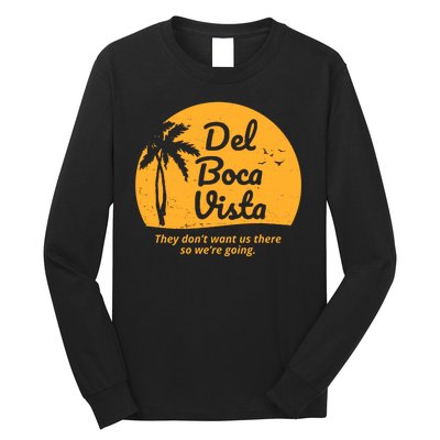 Del Boca Vista Retirement Community Vintage Long Sleeve Shirt