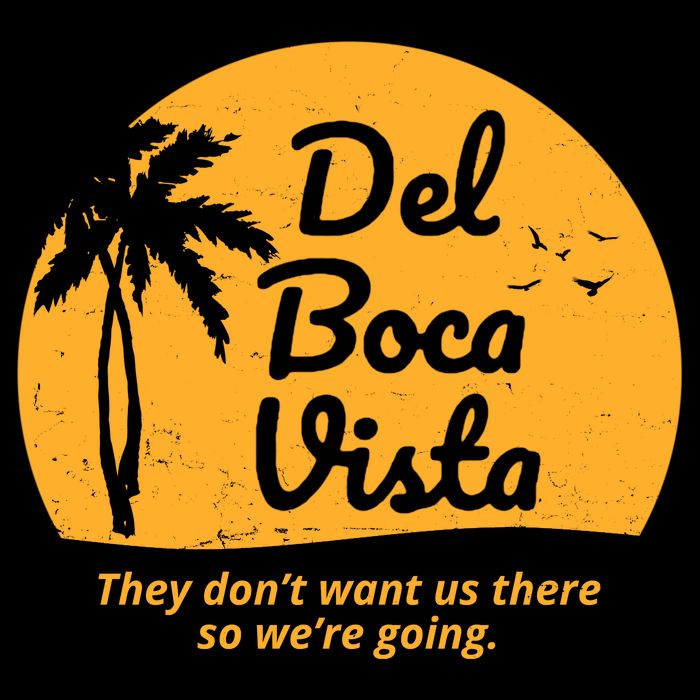 Del Boca Vista Retirement Community Vintage T-Shirt