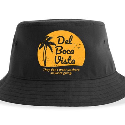 Del Boca Vista Retirement Community Vintage Sustainable Bucket Hat