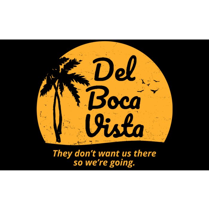 Del Boca Vista Retirement Community Vintage Bumper Sticker