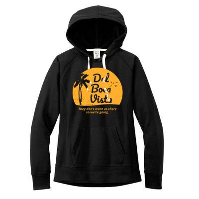 Del Boca Vista Retirement Community Vintage Women's Fleece Hoodie