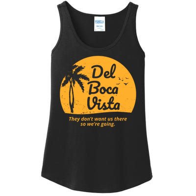 Del Boca Vista Retirement Community Vintage Ladies Essential Tank