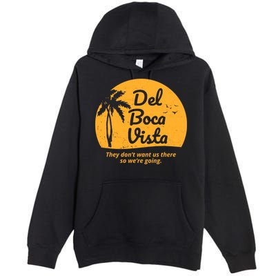 Del Boca Vista Retirement Community Vintage Premium Pullover Hoodie