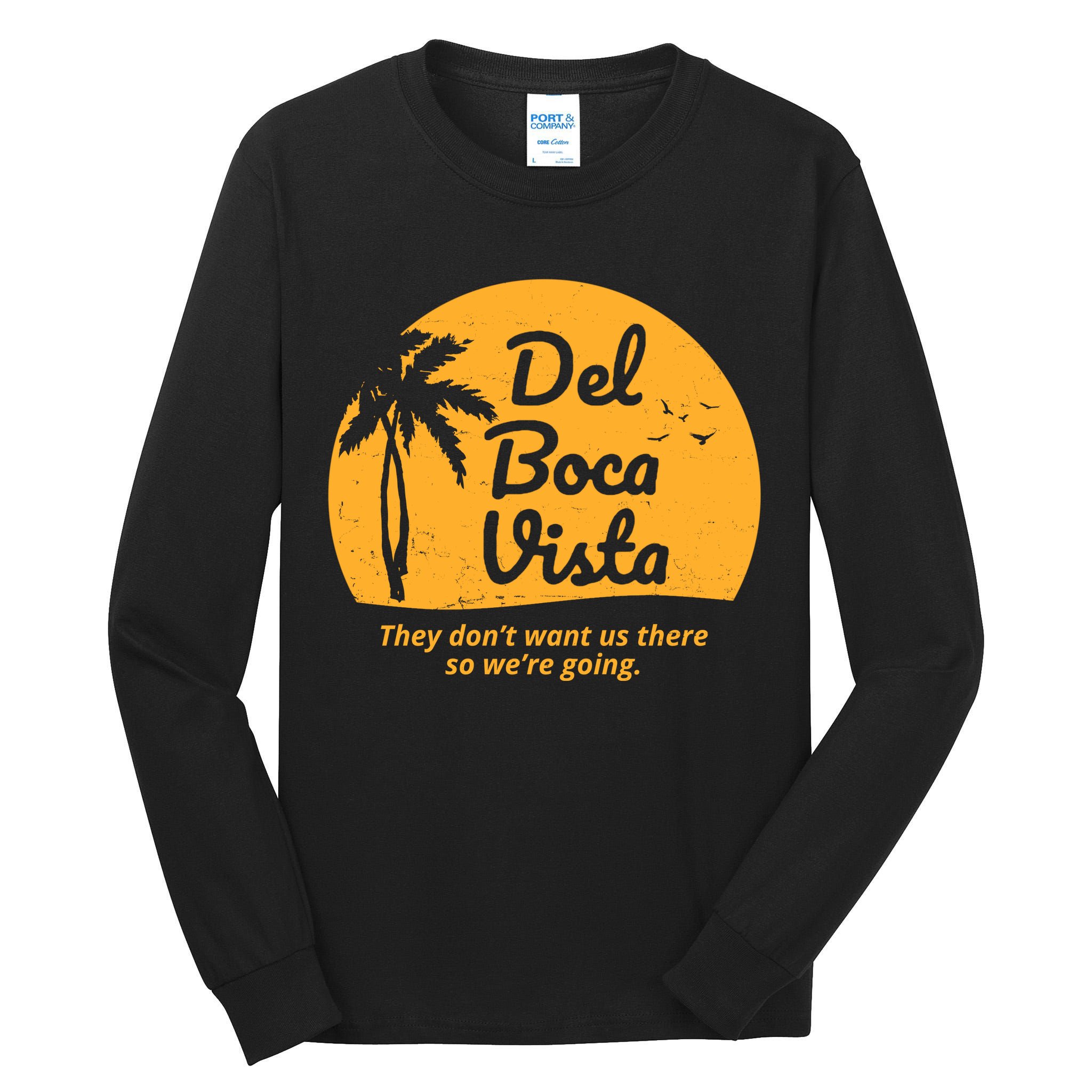 Del Boca Vista Retirement Community Vintage Tall Long Sleeve T-Shirt