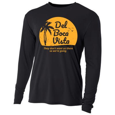 Del Boca Vista Retirement Community Vintage Cooling Performance Long Sleeve Crew