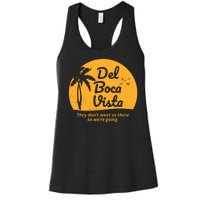 Del Boca Vista Retirement Community Vintage Women's Racerback Tank