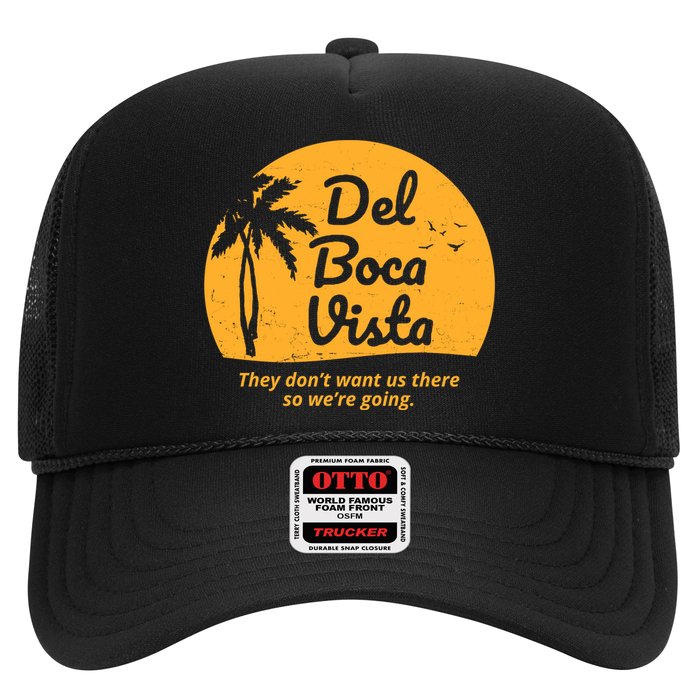 Del Boca Vista Retirement Community Vintage Trucker Hat
