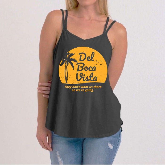 Del Boca Vista Retirement Community Vintage Women's Strappy Tank