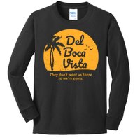 Del Boca Vista Retirement Community Vintage Kids Long Sleeve Shirt