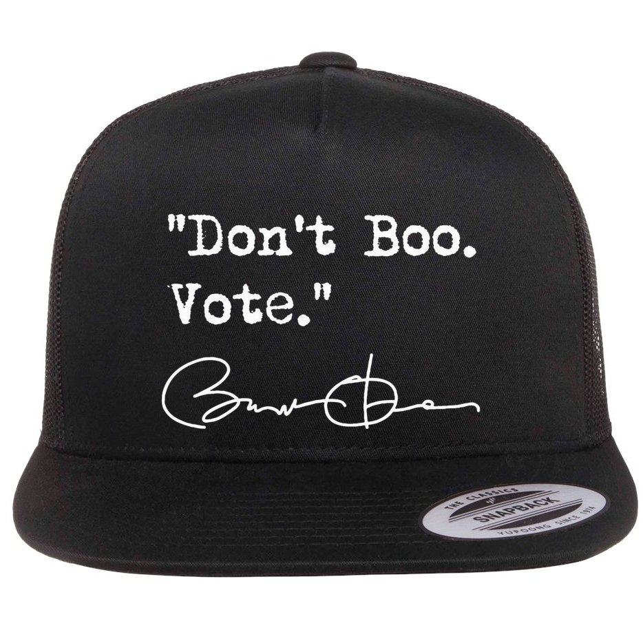 DonT Boo Vote Barack Obama Flat Bill Trucker Hat
