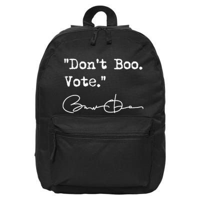 DonT Boo Vote Barack Obama 16 in Basic Backpack