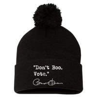 DonT Boo Vote Barack Obama Pom Pom 12in Knit Beanie