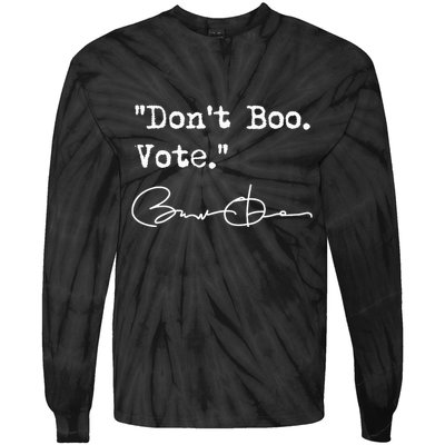 DonT Boo Vote Barack Obama Tie-Dye Long Sleeve Shirt
