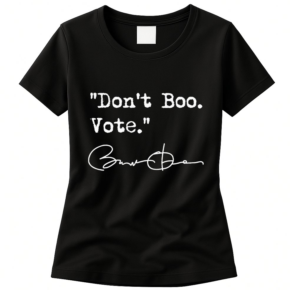 DonT Boo Vote Barack Obama Womens T-Shirt