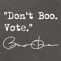 DonT Boo Vote Barack Obama Cotton Canvas Backpack