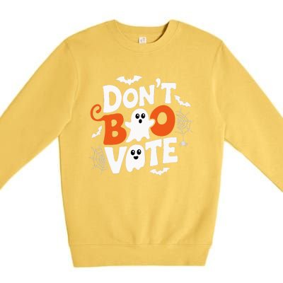 DonT Boo Vote Halloween Gifts Ideas Premium Crewneck Sweatshirt