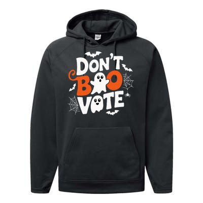 DonT Boo Vote Halloween Gifts Ideas Performance Fleece Hoodie