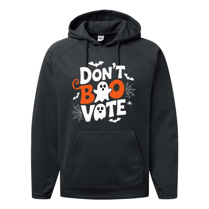 DonT Boo Vote Halloween Gifts Ideas Performance Fleece Hoodie