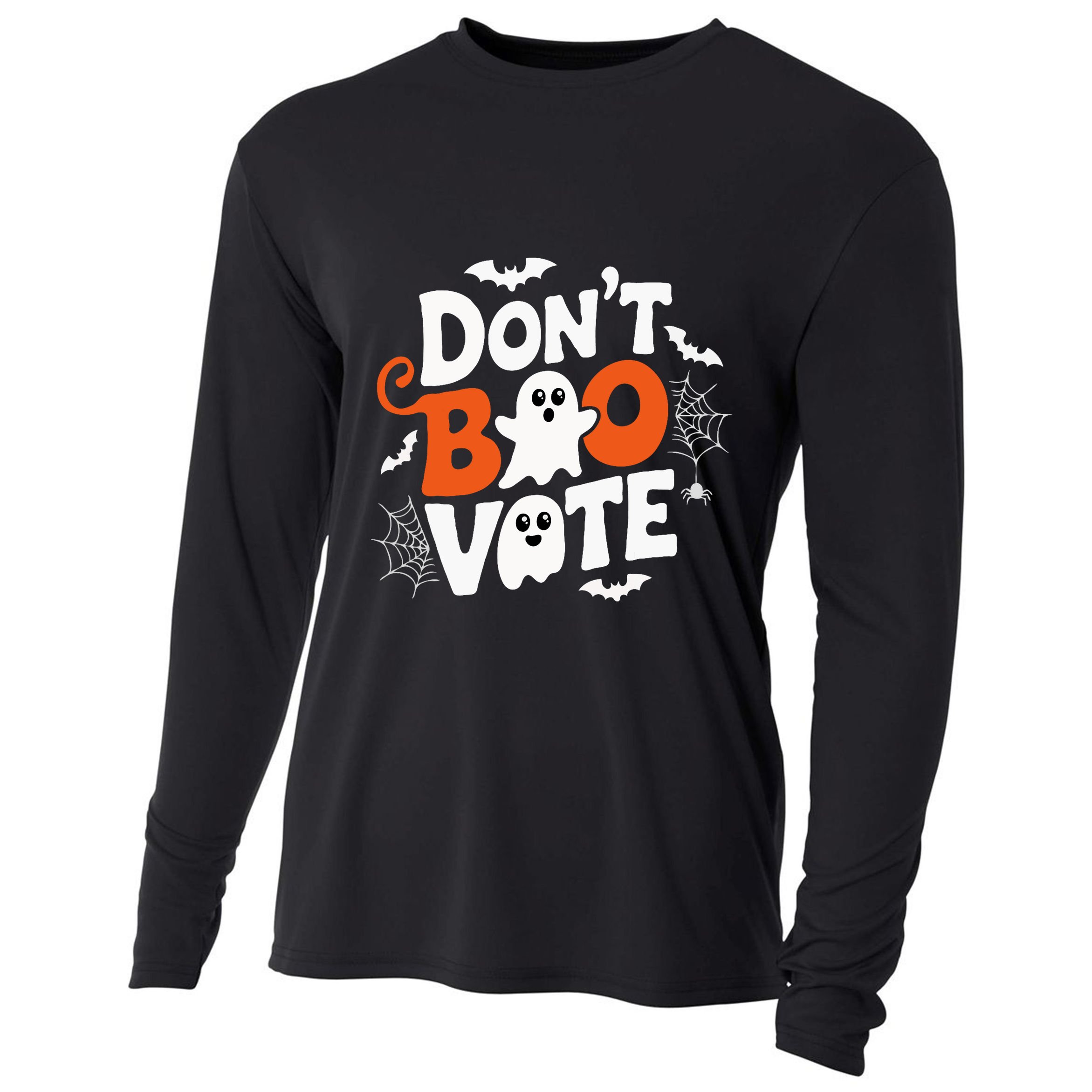 DonT Boo Vote Halloween Gifts Ideas Cooling Performance Long Sleeve Crew