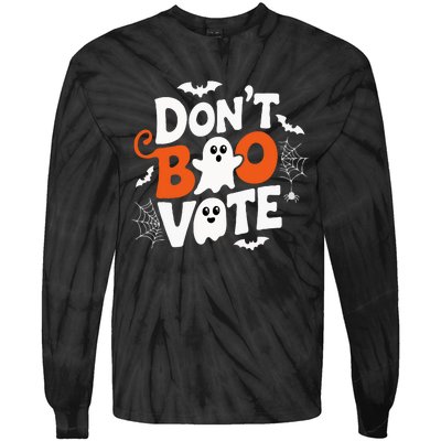 DonT Boo Vote Halloween Gifts Ideas Tie-Dye Long Sleeve Shirt