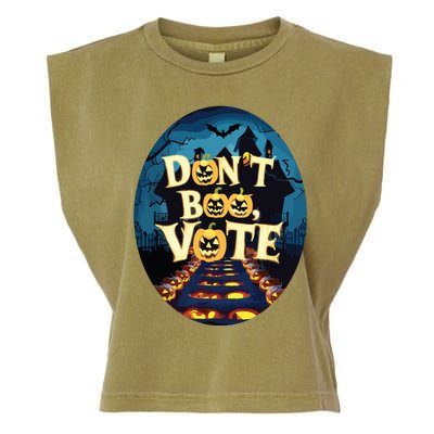 Dont Boo Vote Garment-Dyed Women's Muscle Tee