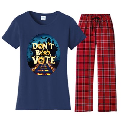 Dont Boo Vote Women's Flannel Pajama Set