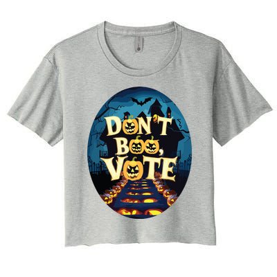 Dont Boo Vote Women's Crop Top Tee