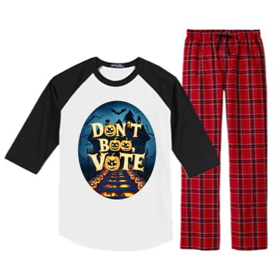 DonT Boo Vote Raglan Sleeve Pajama Set