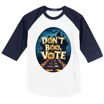 DonT Boo Vote Baseball Sleeve Shirt