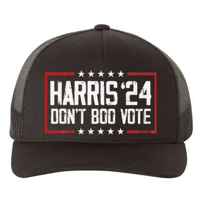 DonT Boo Vote Retro Kamala Harris Ghost Halloween Yupoong Adult 5-Panel Trucker Hat