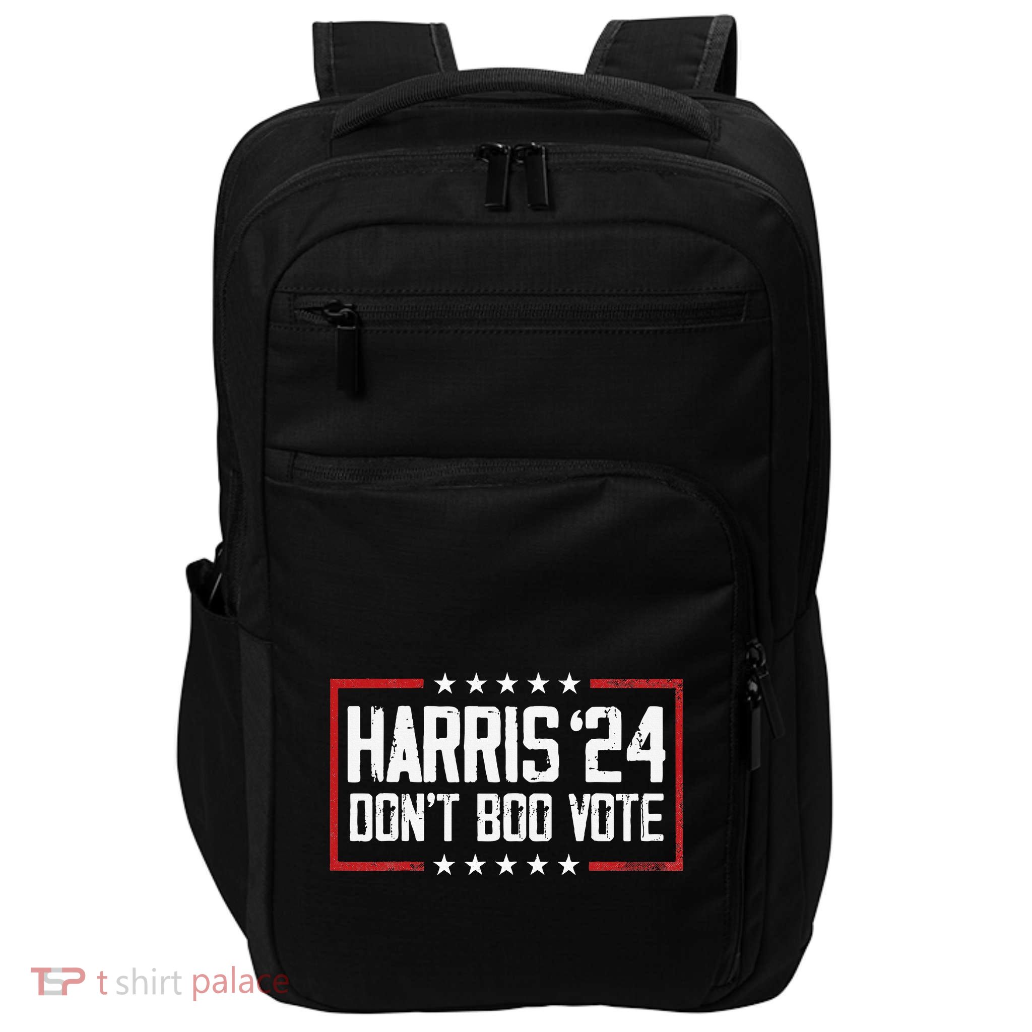 DonT Boo Vote Retro Kamala Harris Ghost Halloween Impact Tech Backpack