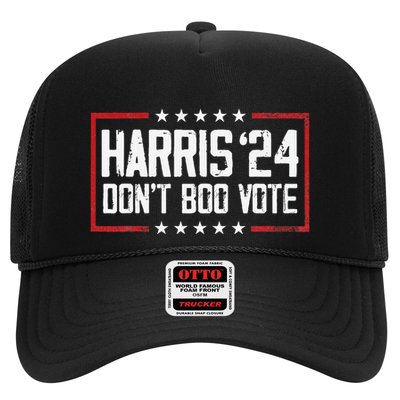 DonT Boo Vote Retro Kamala Harris Ghost Halloween Trucker Hat