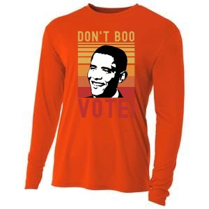 DonT Boo Vote Democratic Obama Speech Gift Cooling Performance Long Sleeve Crew