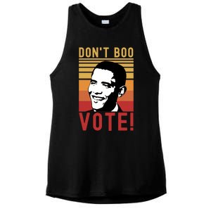 DonT Boo Vote Democratic Obama Speech Gift Ladies PosiCharge Tri-Blend Wicking Tank